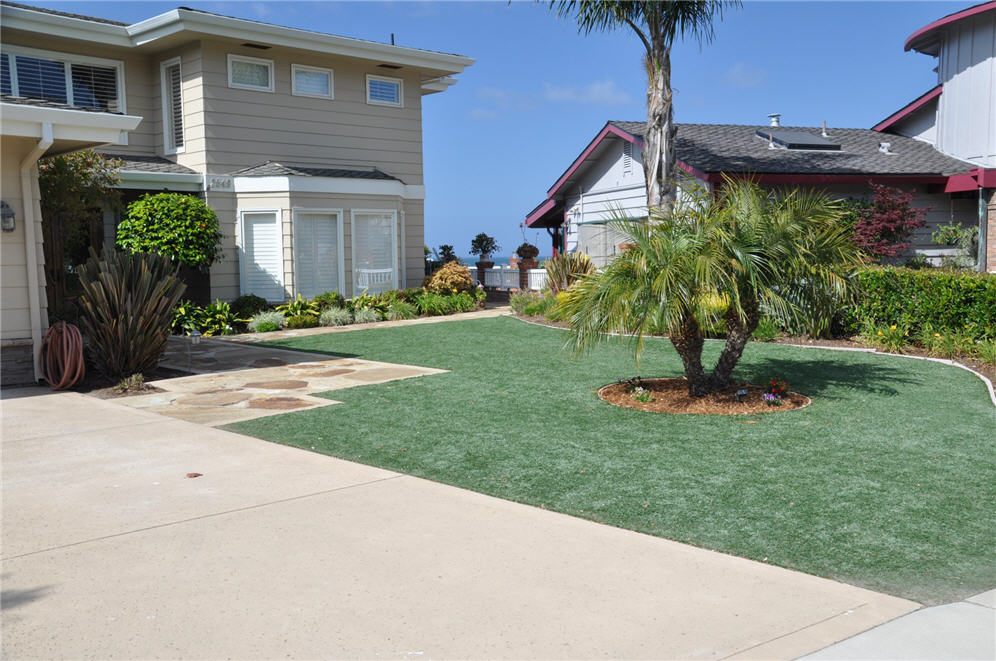 Artificial Turf Front Yard